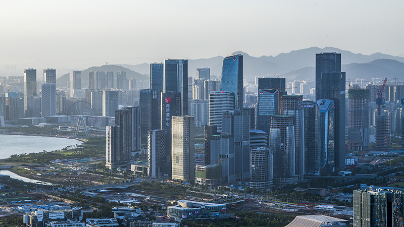 圖為深圳前海城市風(fēng)光。